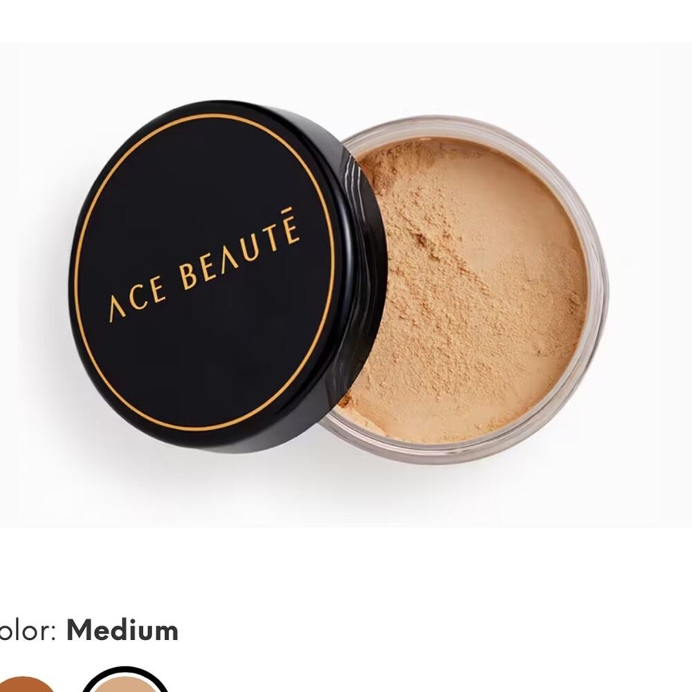 NWT Ace Beaute Effortless Radiance Loose Setting Powder in medium